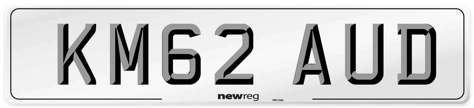 KM62 AUD Number Plate from New Reg